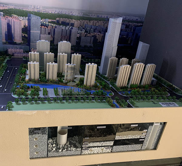 双湖县建筑模型
